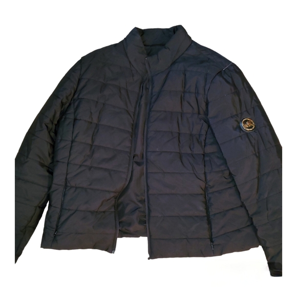 Michael Kors Jackets & Blazers - Michael Kors XL Black Cropped Puffer Jacket